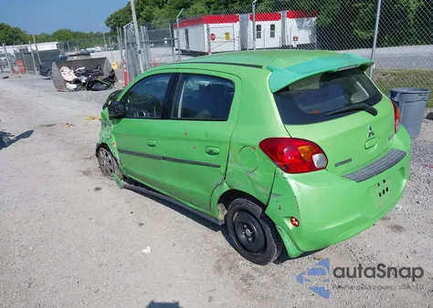 2014 Mitsubishi Mirage Es из США, поврежденный, VIN ML32A4HJ8EH021734